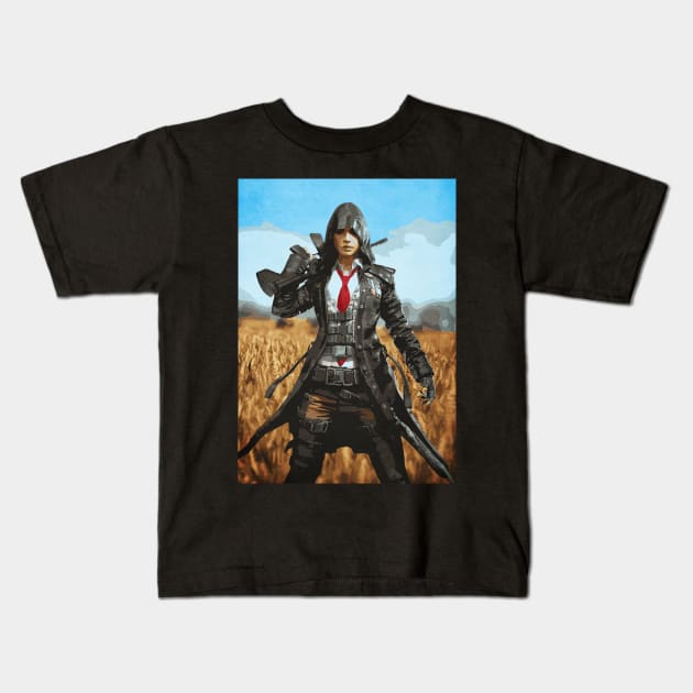 Pubg Kids T-Shirt by Durro